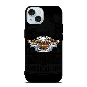 HARLEY DAVIDSON MOTOR EAGLE LOGO iPhone 15 Case Cover HARLEY DAVIDSON MOTOR EAGLE LOGO iPhone 15 Case Cover