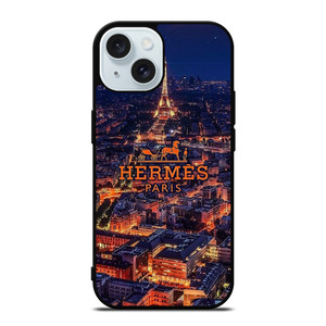 HERMES PARIS CITY LOGO iPhone 15 Case Cover