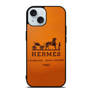 HERMES PARIS LOGO FAUBOURG SAINT-HONORE iPhone 15 Case Cover