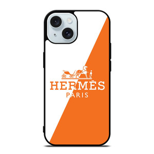 HERMES PARIS LOGO SLICE iPhone 15 Case Cover HERMES PARIS LOGO SLICE iPhone 15 Case Cover