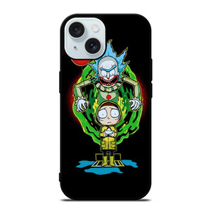 IT RICK AND MORTY CARTOON iPhone 15 Case Cover IT RICK AND MORTY CARTOON iPhone 15 Case Cover