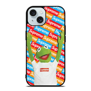KERMIT FROG SESAME SUPREME iPhone 15 Case Cover KERMIT FROG SESAME SUPREME iPhone 15 Case Cover