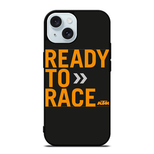 KTM READY TO RACE SYMBOL iPhone 15 Case Cover KTM READY TO RACE SYMBOL iPhone 15 Case Cover