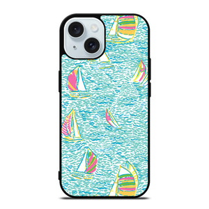 LILLY PULITZER SAILBOAT iPhone 15 Case Cover