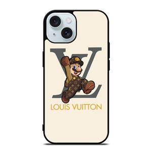 LOUIS VUITTON LOGO LV MARIO BROSS iPhone 15 Case Cover LOUIS VUITTON LOGO LV MARIO BROSS iPhone 15 Case Cover