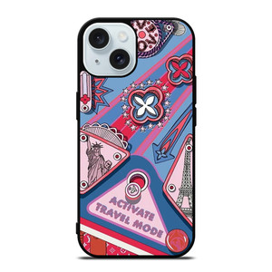 LOUIS VUITTON LOGO LV TRAVEL MODE iPhone 15 Case Cover