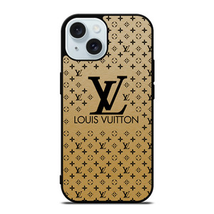 LOUIS VUITTON LV GOLDEN LOGO iPhone 15 Case Cover LOUIS VUITTON LV GOLDEN LOGO iPhone 15 Case Cover