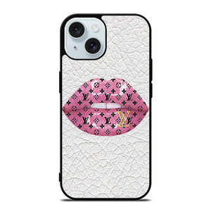 LOUIS VUITTON LV LOGO LIPS ICON iPhone 15 Case Cover LOUIS VUITTON LV LOGO LIPS ICON iPhone 15 Case Cover