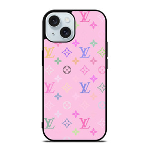 LOUIS VUITTON LV LOGO PINK iPhone 15 Case Cover LOUIS VUITTON LV LOGO PINK iPhone 15 Case Cover