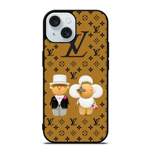 LOUIS VUITTON LV LOGO WOODEN DOLLS iPhone 15 Case Cover LOUIS VUITTON LV LOGO WOODEN DOLLS iPhone 15 Case Cover