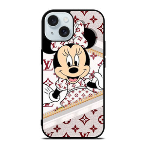 LOUIS VUITTON LV ZIPPER X MINNIE MOUSE DISNEY iPhone 15 Case Cover LOUIS VUITTON LV ZIPPER X MINNIE MOUSE DISNEY iPhone 15 Case Cover