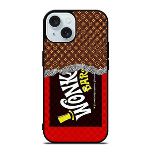 LOUIS VUITTON X WONKA CHOCOLATE BAR iPhone 15 Case Cover LOUIS VUITTON X WONKA CHOCOLATE BAR iPhone 15 Case Cover