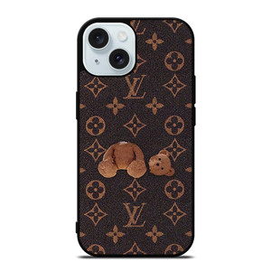 LOUIS VUITTTON CHPPED BEAR iPhone 15 Case Cover LOUIS VUITTTON CHPPED BEAR iPhone 15 Case Cover