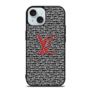 LV LOUIS VUITTON PARIS PATTERN LOGO iPhone 15 Case Cover