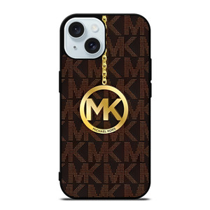 MICHAEL KORS MK GOLD EMBLEM iPhone 15 Case Cover MICHAEL KORS MK GOLD EMBLEM iPhone 15 Case Cover