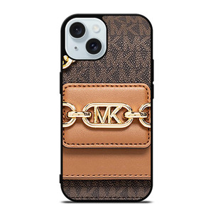 MICHAEL KORS MK LOGO BROWN SHOULDER BAG iPhone 15 Case Cover MICHAEL KORS MK LOGO BROWN SHOULDER BAG iPhone 15 Case Cover
