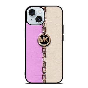 MICHAEL KORS MK LOGO CHAIN iPhone 15 Case Cover MICHAEL KORS MK LOGO CHAIN iPhone 15 Case Cover
