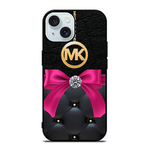 MICHAEL KORS MK LOGO PINK RIBBON iPhone 15 Case Cover