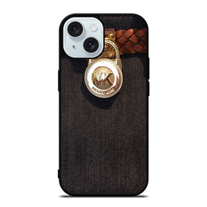 MICHAEL KORS MK PADLOCK iPhone 15 Case Cover MICHAEL KORS MK PADLOCK iPhone 15 Case Cover