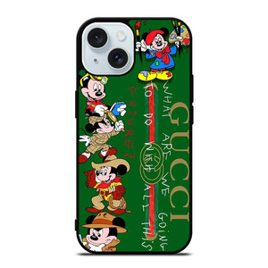 MICKEY MOUSE DISNEY GUCCI FUTURE iPhone 15 Case Cover MICKEY MOUSE DISNEY GUCCI FUTURE iPhone 15 Case Cover