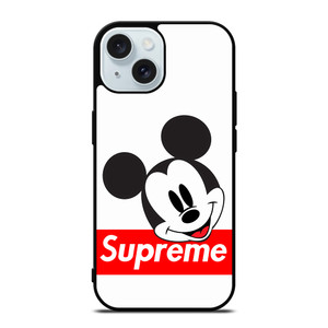 MICKEY MOUSE SUPREME CF iPhone 15 Case Cover MICKEY MOUSE SUPREME CF iPhone 15 Case Cover