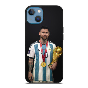 LIONEL MESSI WORLD CUP CHAMPIONS iPhone 13 Case Cover LIONEL MESSI WORLD CUP CHAMPIONS iPhone 13 Case Cover