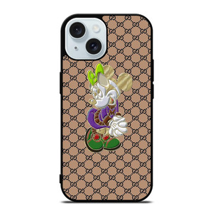 MINNIE MOUSE GUCCI PATTERN LOGO iPhone 15 Case Cover MINNIE MOUSE GUCCI PATTERN LOGO iPhone 15 Case Cover