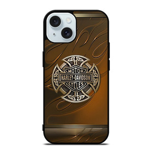 MOTOR HARLEY DAVIDSON CYCLES LOGO iPhone 15 Case Cover MOTOR HARLEY DAVIDSON CYCLES LOGO iPhone 15 Case Cover