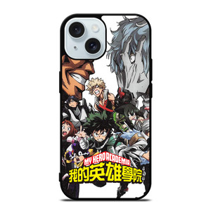 MY HERO ACADEMIA ANIME iPhone 15 Case Cover MY HERO ACADEMIA ANIME iPhone 15 Case Cover