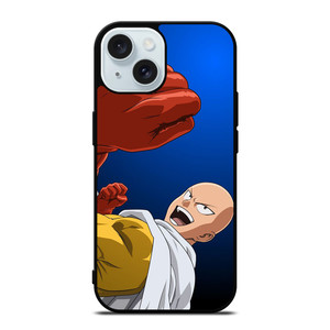 ONE PUNCH MAN SAITAMA FIGHT iPhone 15 Case Cover ONE PUNCH MAN SAITAMA FIGHT iPhone 15 Case Cover