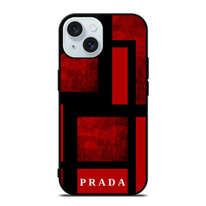 PRADA LOGO RED iPhone 15 Case Cover