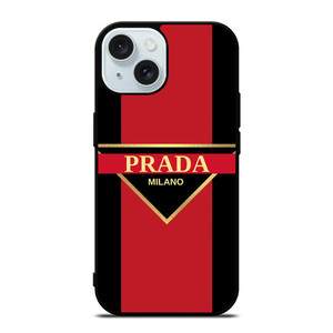 PRADA MILANO FASHION LOGO iPhone 15 Case Cover PRADA MILANO FASHION LOGO iPhone 15 Case Cover