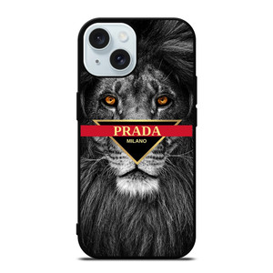 PRADA MILANO LOGO LION iPhone 15 Case Cover PRADA MILANO LOGO LION iPhone 15 Case Cover