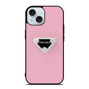 PRADA MILANO PINK LOGO iPhone 15 Case Cover PRADA MILANO PINK LOGO iPhone 15 Case Cover