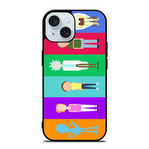 RICK AND MORTY CHARACTER iPhone 15 Case Cover RICK AND MORTY CHARACTER iPhone 15 Case Cover