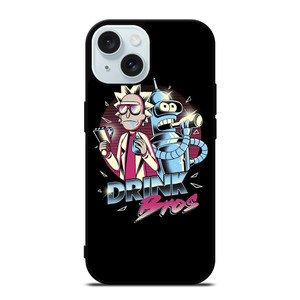 RICK AND MORTY FUTURAMA cartoon iPhone 15 Case Cover RICK AND MORTY FUTURAMA cartoon iPhone 15 Case Cover