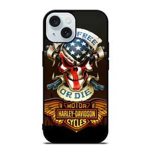 SKULL AND WINGS HARLEY DAVIDSON iPhone 15 Case Cover