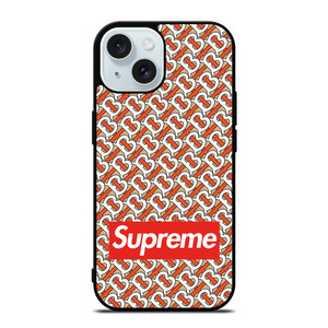 SUPREME BURBERRY iPhone 15 Case Cover SUPREME BURBERRY iPhone 15 Case Cover