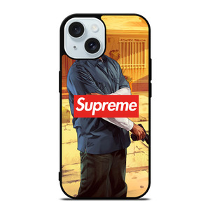 SUPREME GTA V FRANKLIN iPhone 15 Case Cover SUPREME GTA V FRANKLIN iPhone 15 Case Cover