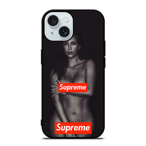 SUPREME KIM KARDASHIAN iPhone 15 Case Cover SUPREME KIM KARDASHIAN iPhone 15 Case Cover