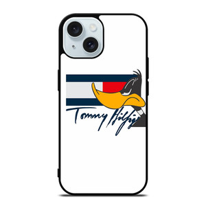 TOMMY HILFIGER LOGO DAFFY DUCK iPhone 15 Case Cover TOMMY HILFIGER LOGO DAFFY DUCK iPhone 15 Case Cover