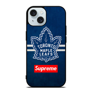 TORONTO MAPLE LEAFS SUPREME iPhone 15 Case Cover TORONTO MAPLE LEAFS SUPREME iPhone 15 Case Cover