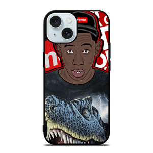 TYLER THE CREATOR SUPREME TYREX iPhone 15 Case Cover TYLER THE CREATOR SUPREME TYREX iPhone 15 Case Cover
