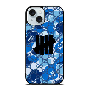 UNDEFEATED X GUCCI X BAPE CAMO iPhone 15 Case Cover UNDEFEATED X GUCCI X BAPE CAMO iPhone 15 Case Cover