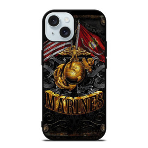 USMC MARINE LOGO iPhone 15 Case Cover USMC MARINE LOGO iPhone 15 Case Cover
