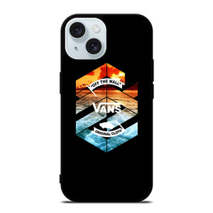 VANS OFF THE WALL CLOTH iPhone 15 Case Cover VANS OFF THE WALL CLOTH iPhone 15 Case Cover