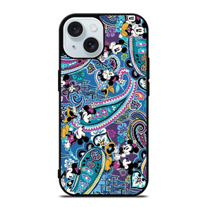 VERA BRADLEY MICKEY MOUSE BLUE iPhone 15 Case Cover VERA BRADLEY MICKEY MOUSE BLUE iPhone 15 Case Cover