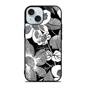VERA BRADLEY WHITE BLOOMS iPhone 15 Case Cover