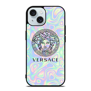 VERSACE EMBLEM LIQUID iPhone 15 Case Cover