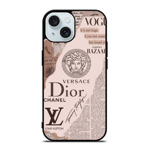 VERSACE LOUIS VUITTON LV DIOR WALLPAPER iPhone 15 Case Cover VERSACE LOUIS VUITTON LV DIOR WALLPAPER iPhone 15 Case Cover